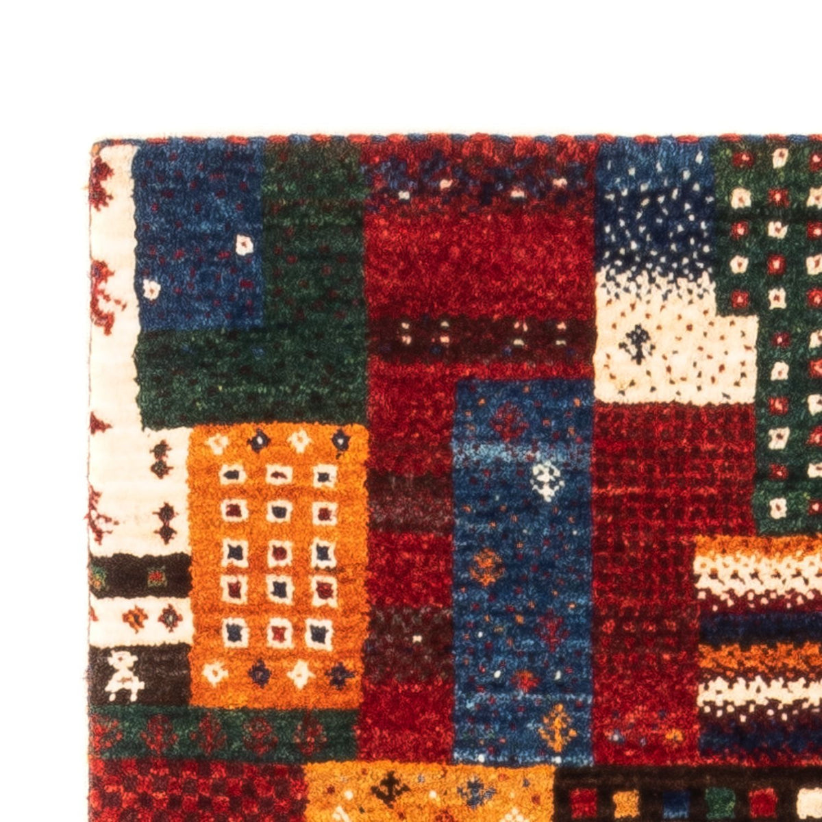 Tapis Gabbeh - Loribaft Persan - Royal - 132 x 80 cm - multicolore