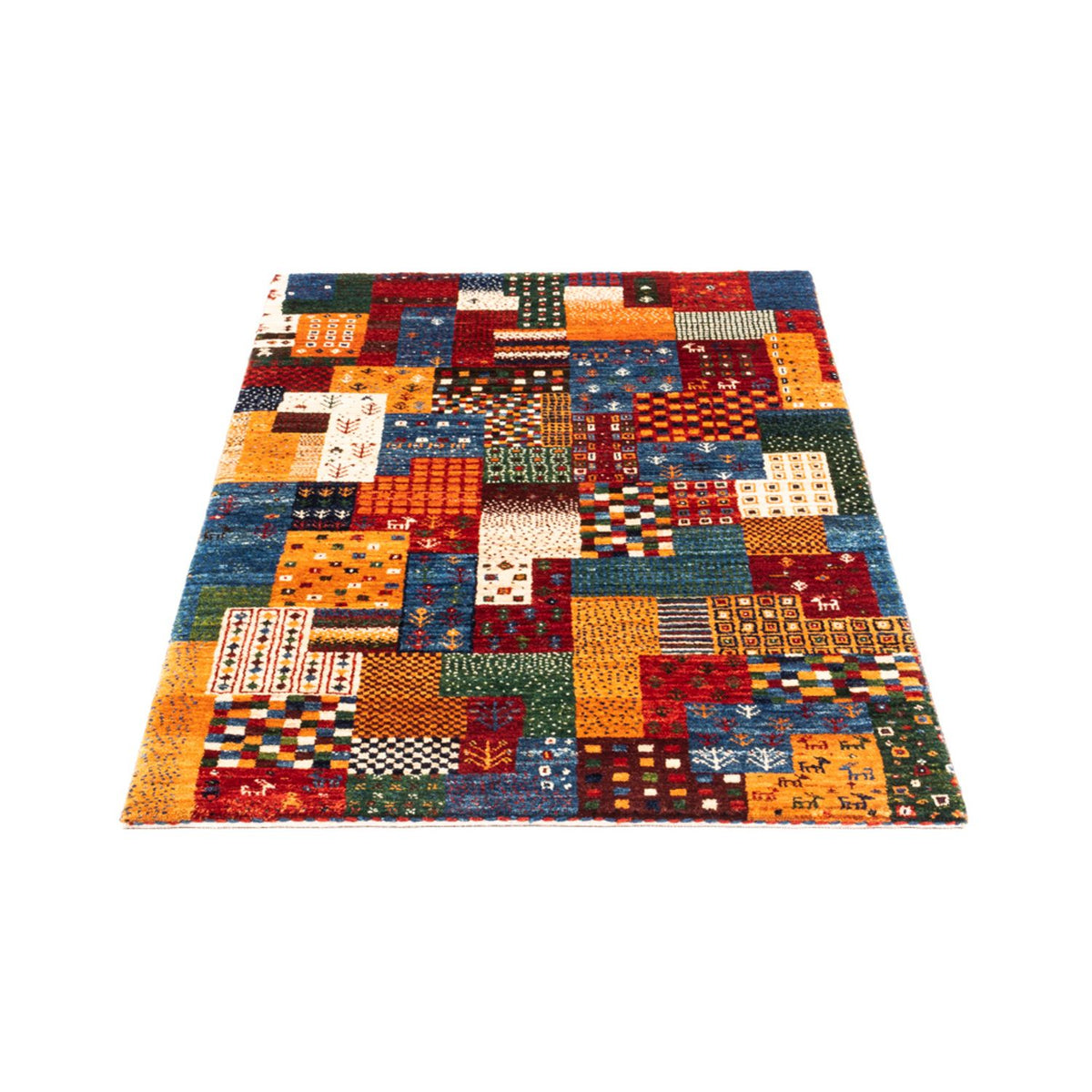 Tapis Gabbeh - Loribaft Persan - Royal - 132 x 80 cm - multicolore