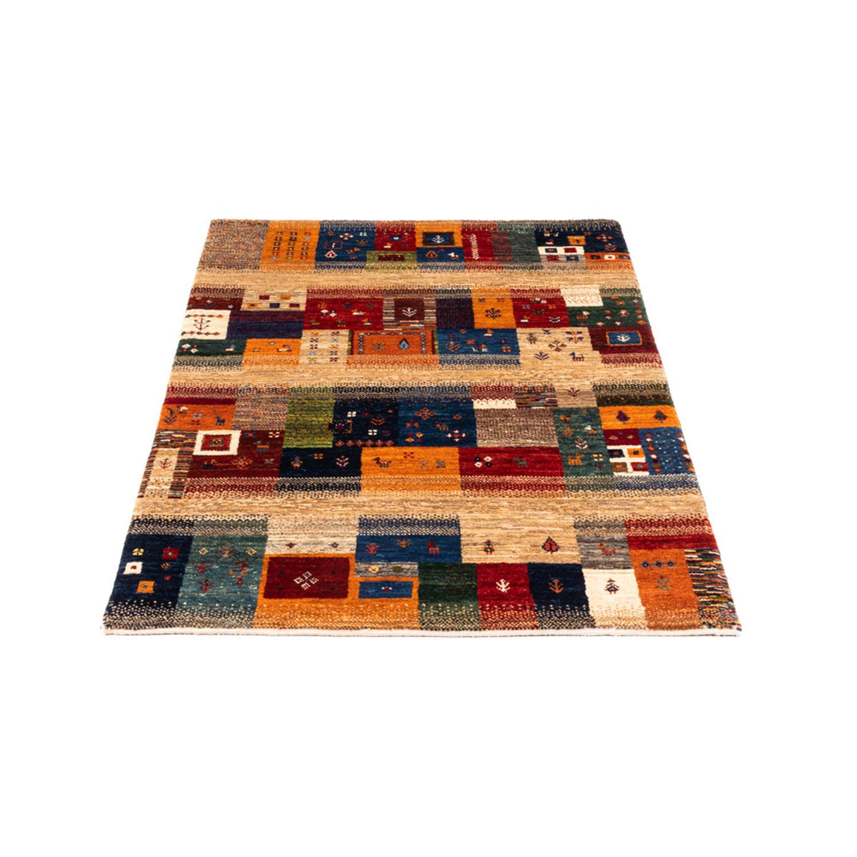 Tapis Gabbeh - Loribaft Persan - Royal - 132 x 84 cm - multicolore