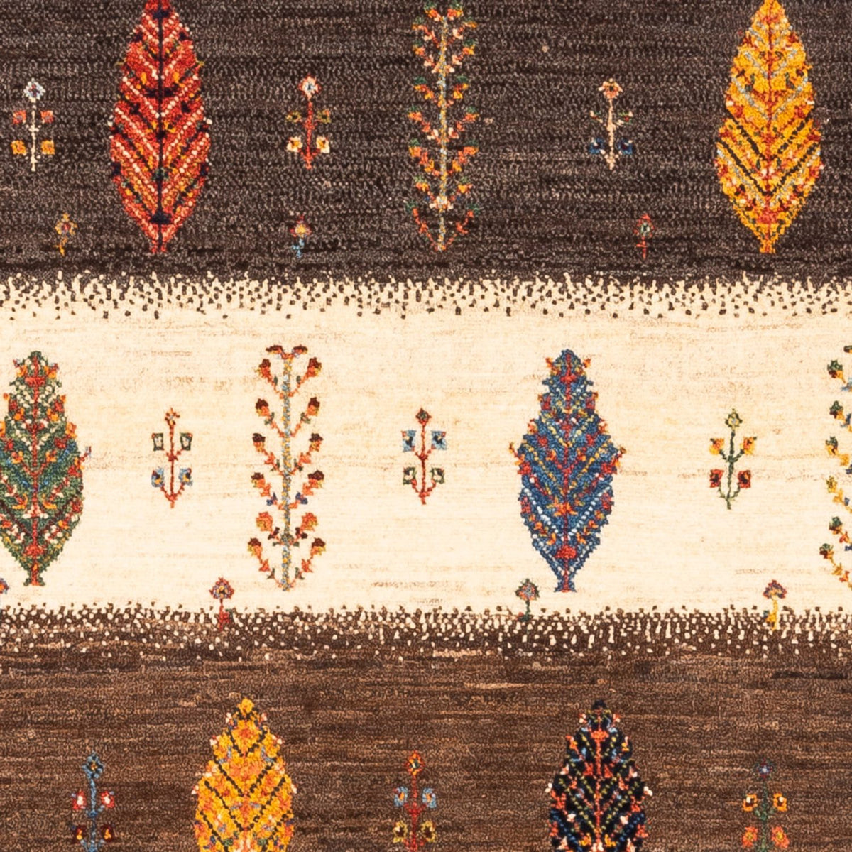 Tapis Gabbeh - Loribaft Persan - Royal - 122 x 84 cm - multicolore