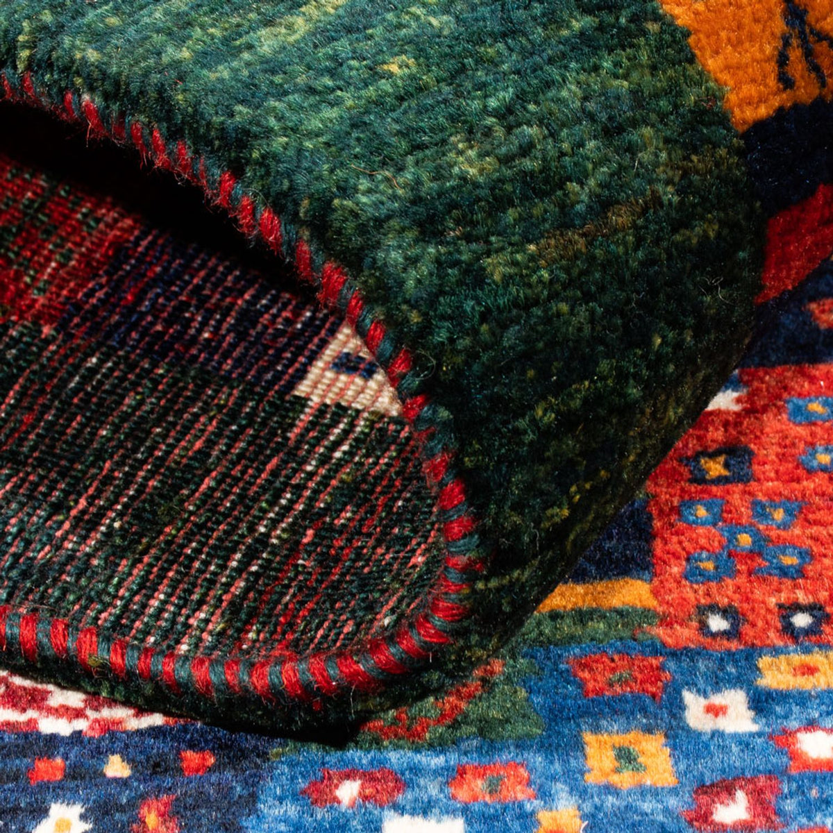 Tapis Gabbeh - Loribaft Persan - Royal - 134 x 82 cm - multicolore