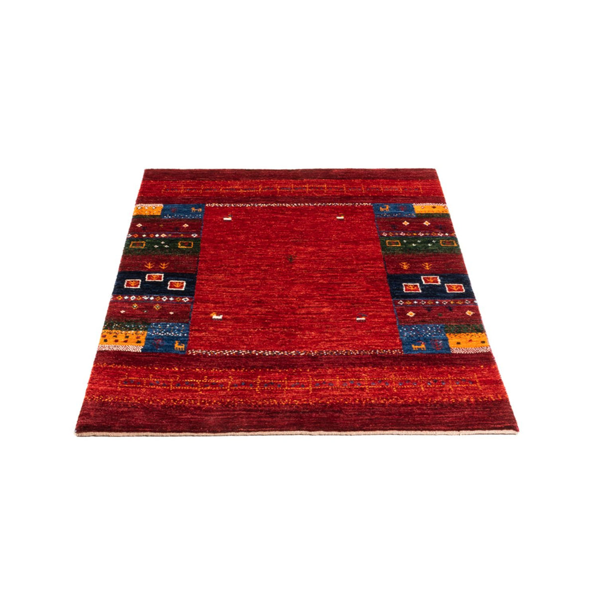 Tapis Gabbeh - Loribaft Persan - Royal - 121 x 81 cm - multicolore