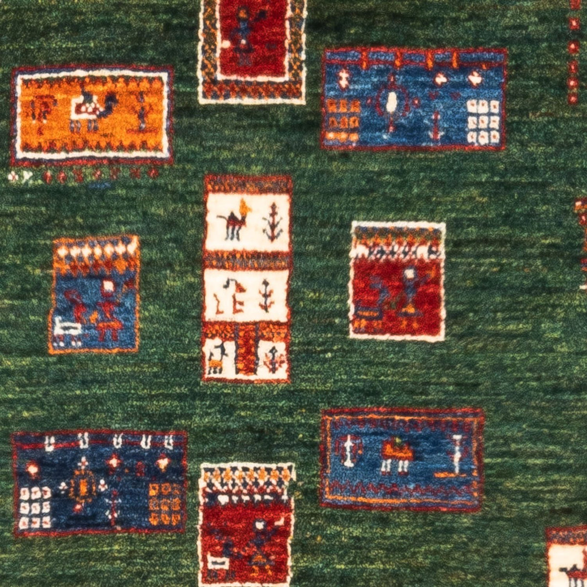 Tapis Gabbeh - Loribaft Persan - Royal - 135 x 83 cm - multicolore