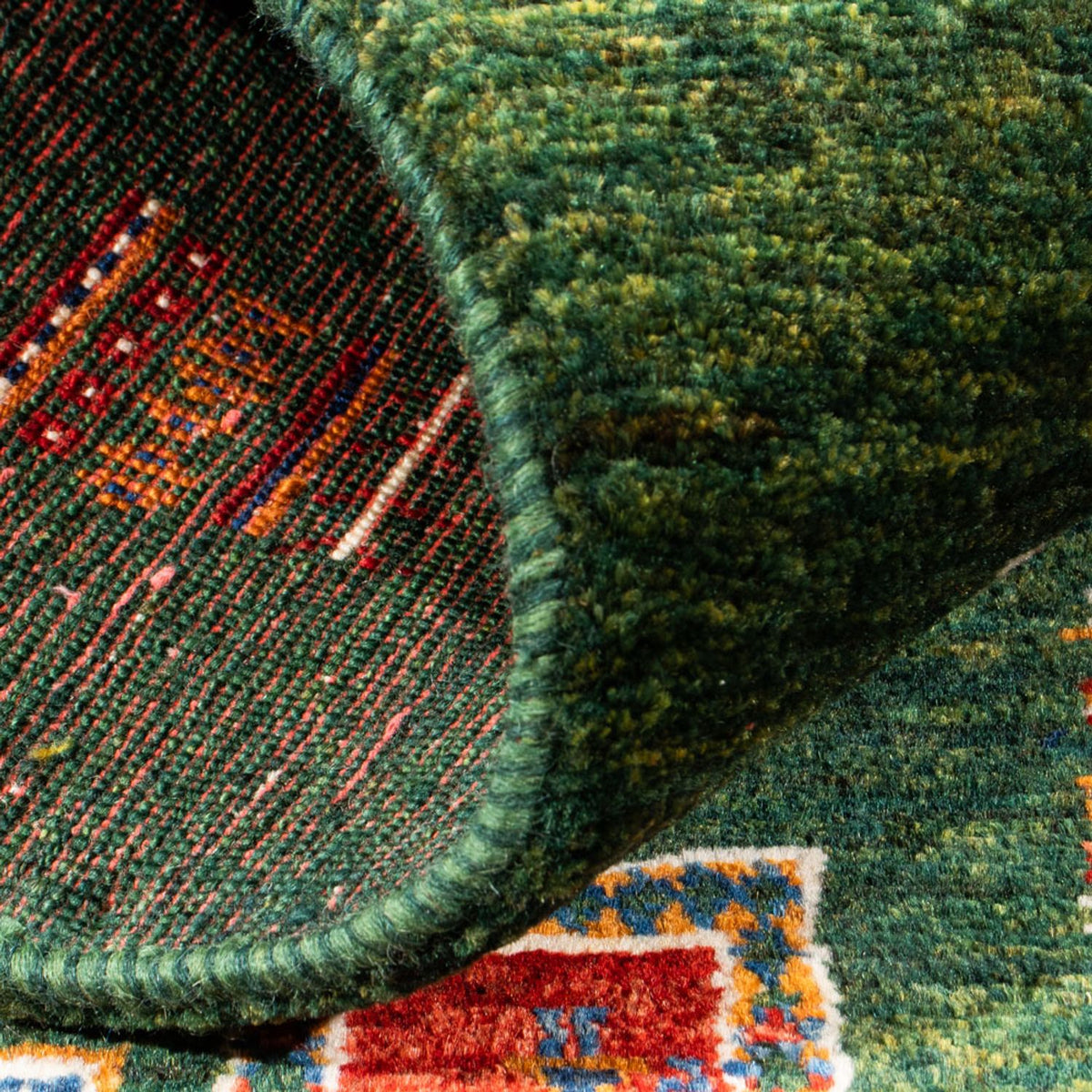 Tapis Gabbeh - Loribaft Persan - Royal - 135 x 83 cm - multicolore