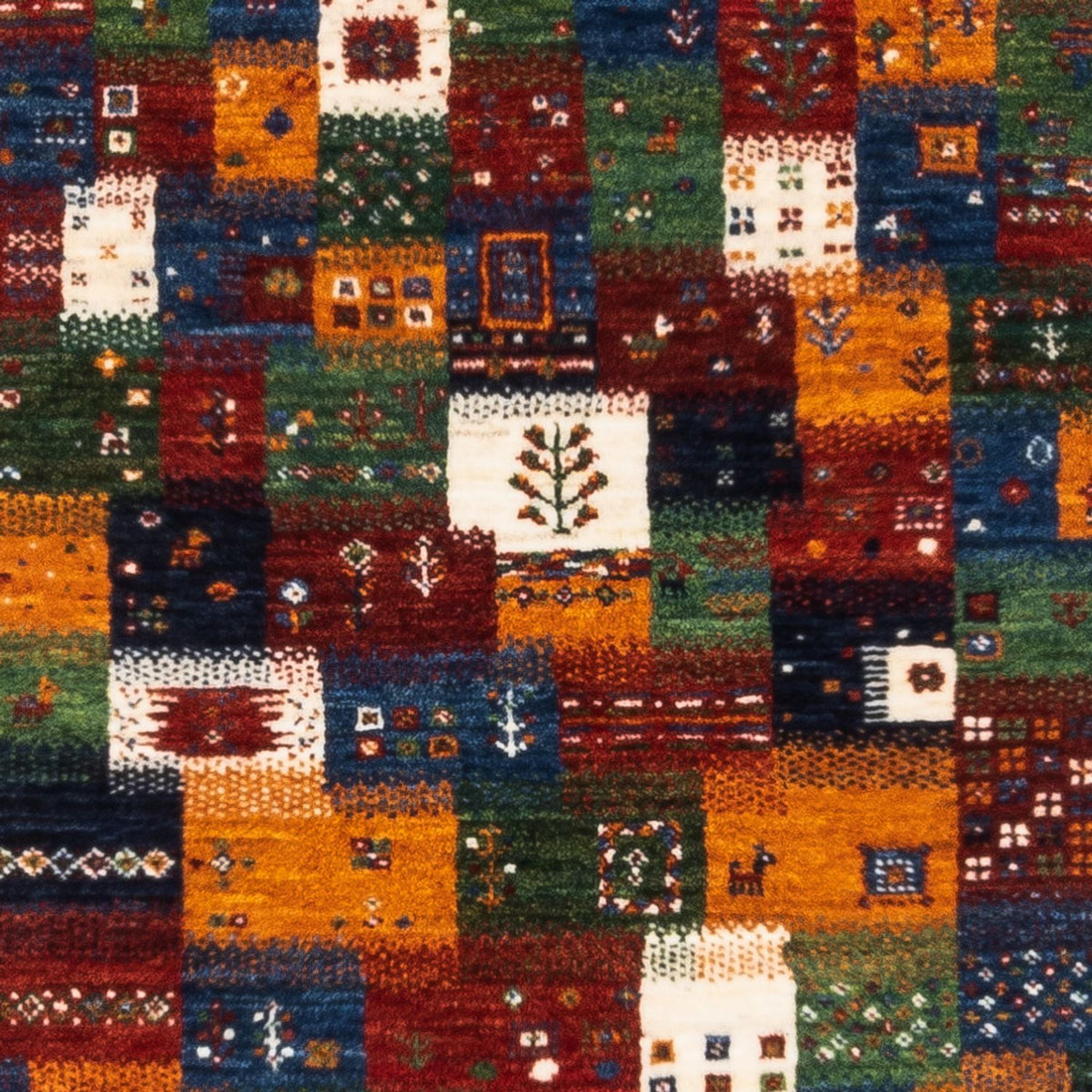 Tapis Gabbeh - Loribaft Persan - Royal - 125 x 83 cm - multicolore