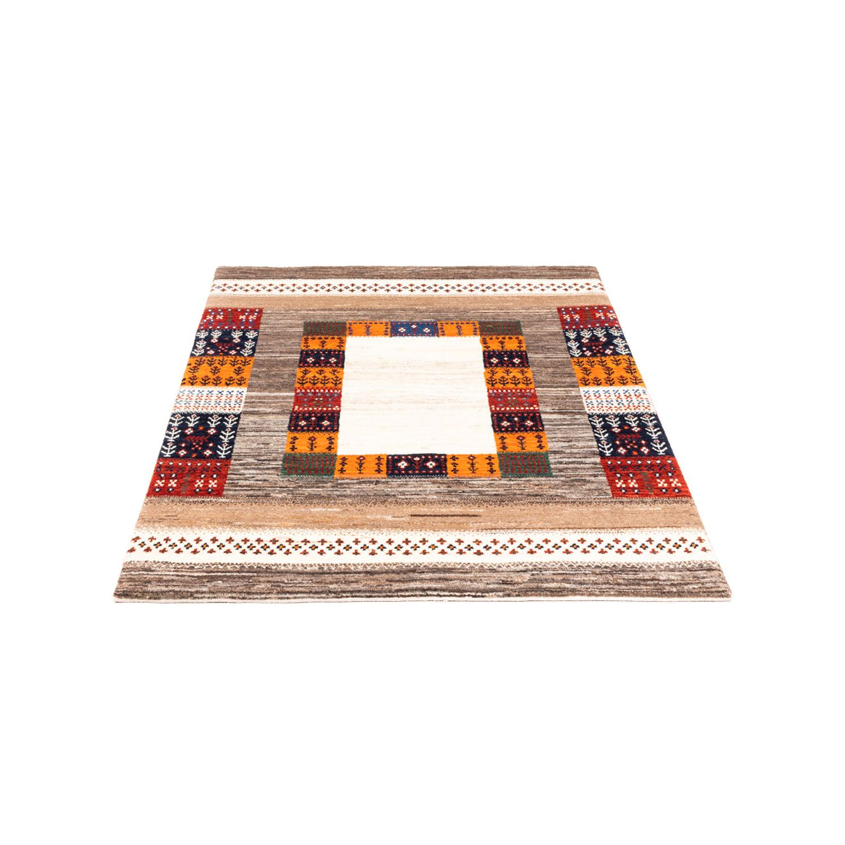 Tapis Gabbeh - Loribaft Persan - Royal - 147 x 103 cm - multicolore