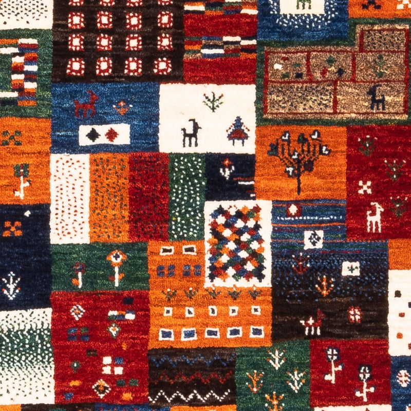 Tapis Gabbeh - Loribaft Persan - Royal - 130 x 92 cm - multicolore