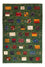 Tapis Gabbeh - Loribaft Persan - Royal - 129 x 88 cm - multicolore