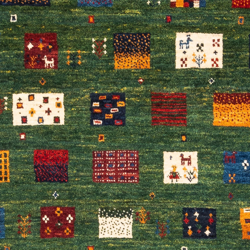 Tapis Gabbeh - Loribaft Persan - Royal - 129 x 88 cm - multicolore