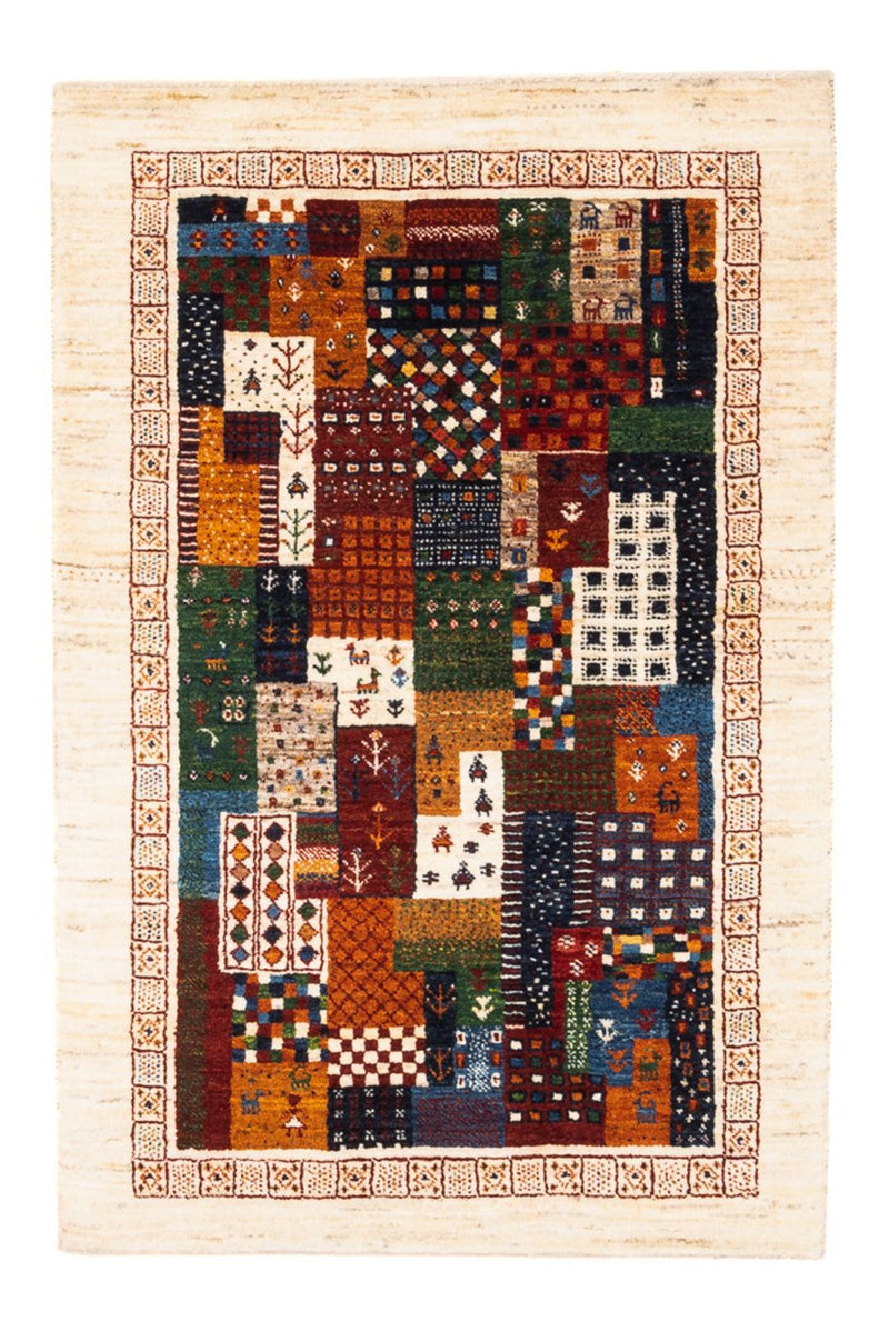 Tapis Gabbeh - Loribaft Persan - Royal - 125 x 82 cm - multicolore