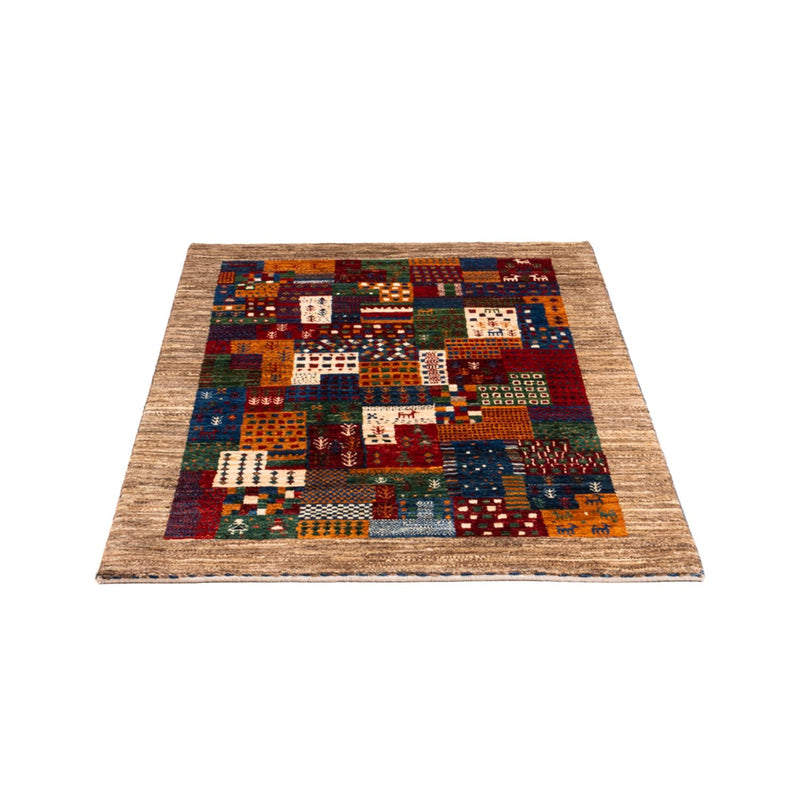 Tapis Gabbeh - Loribaft Persan - Royal - 123 x 84 cm - multicolore