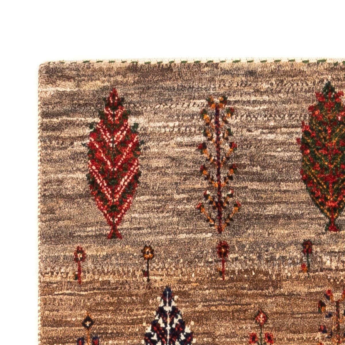 Tapis Gabbeh - Loribaft Persan - Royal - 133 x 83 cm - gris