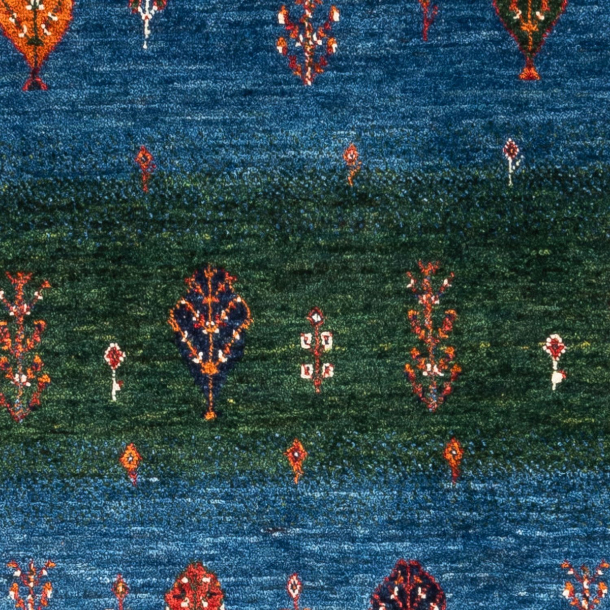 Tapis Gabbeh - Loribaft Persan - Royal - 127 x 86 cm - multicolore