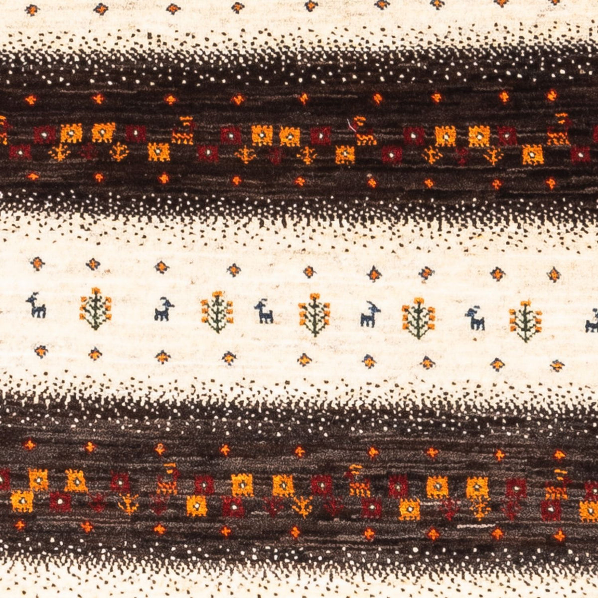 Tapis Gabbeh - Loribaft Persan - Royal - 127 x 83 cm - multicolore