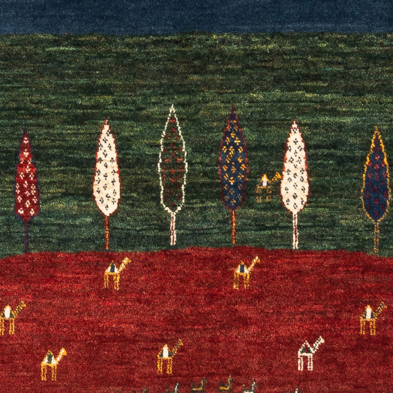 Tapis Gabbeh - Loribaft Persan - Royal - 122 x 83 cm - multicolore