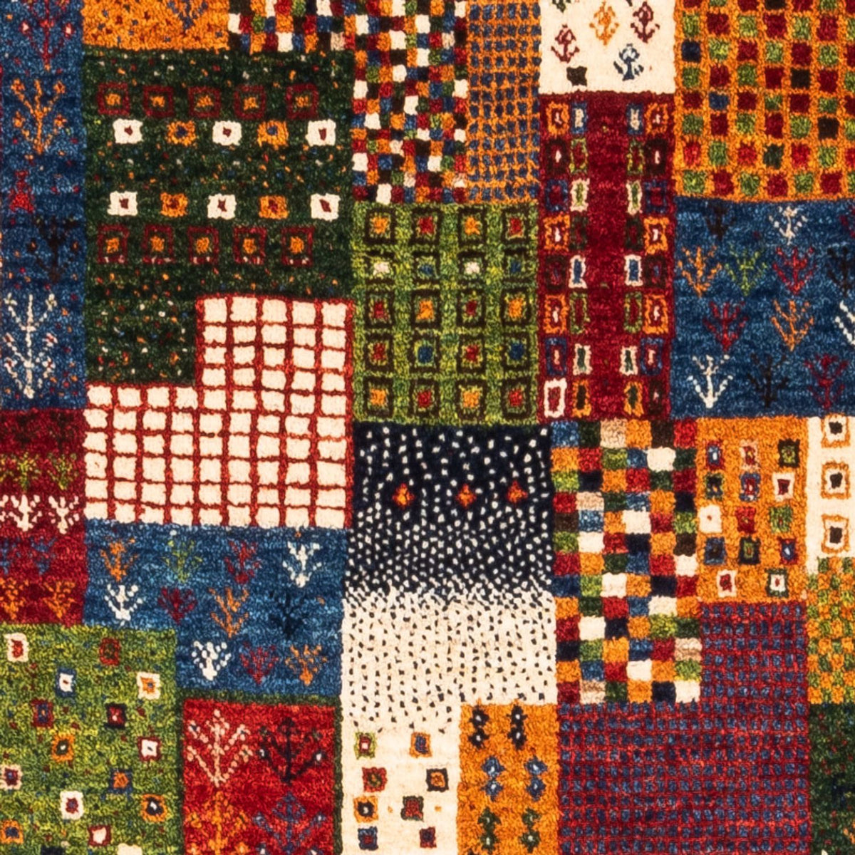 Tapis Gabbeh - Loribaft Persan - Royal - 137 x 85 cm - multicolore