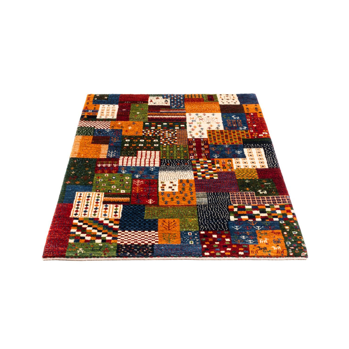 Tapis Gabbeh - Loribaft Persan - Royal - 137 x 85 cm - multicolore