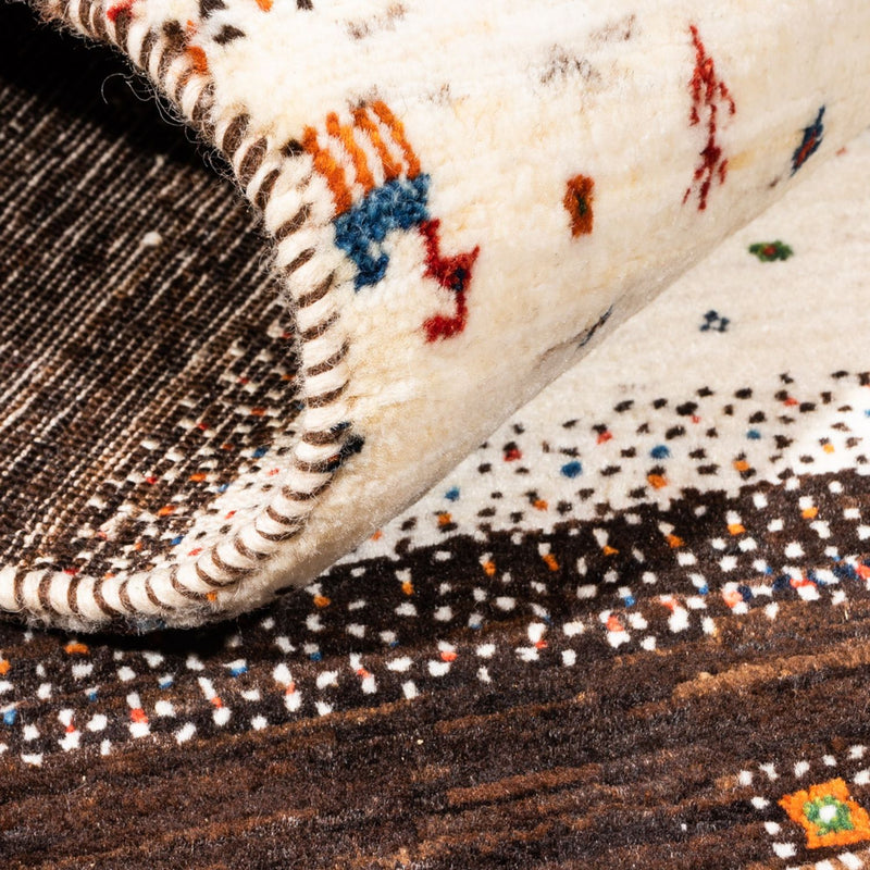 Tapis Gabbeh - Loribaft Persan - Royal - 136 x 84 cm - multicolore