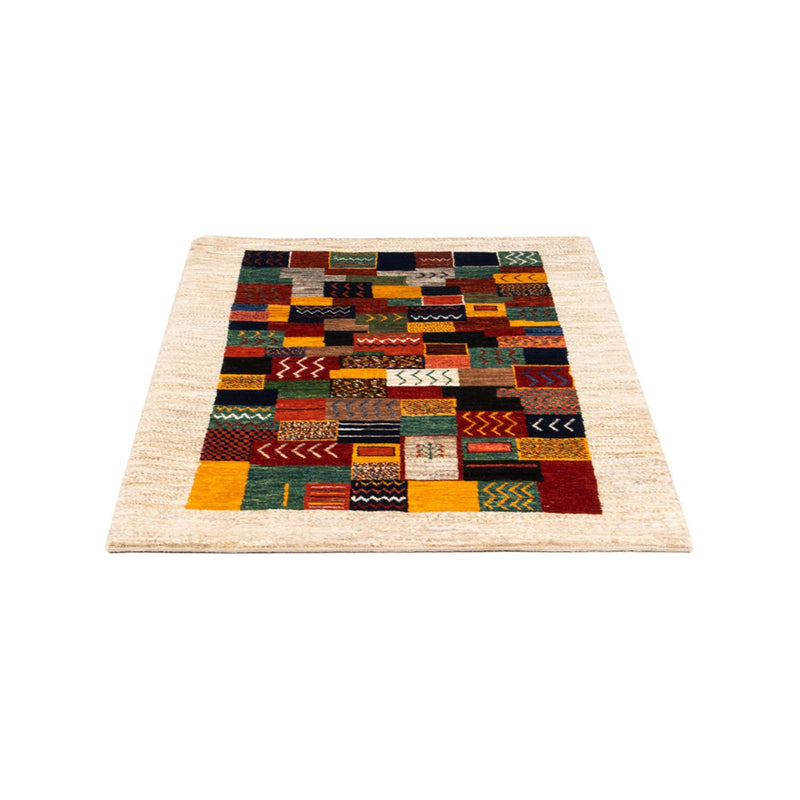 Tapis Gabbeh - Loribaft Persan - Royal - 114 x 85 cm - multicolore