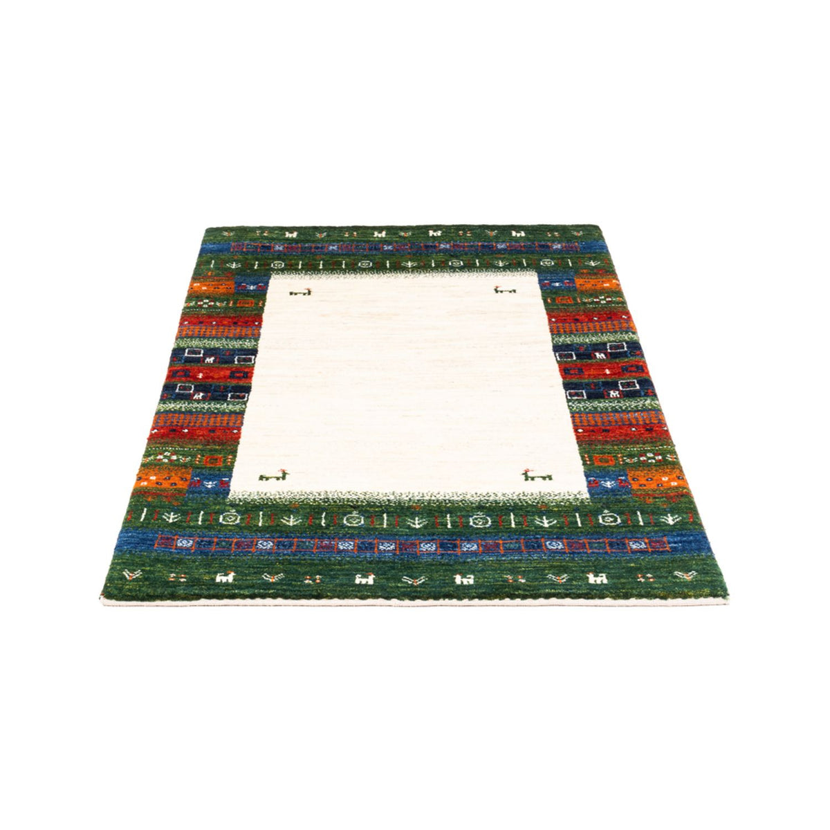 Tapis Gabbeh - Loribaft Persan - Royal - 132 x 83 cm - multicolore