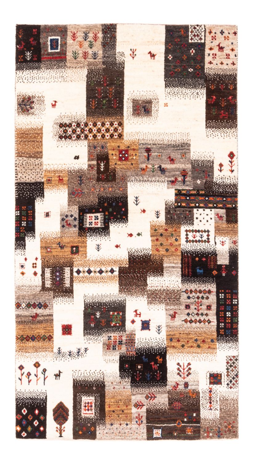 Tapis Gabbeh - Loribaft Persan - Royal - 147 x 85 cm - gris