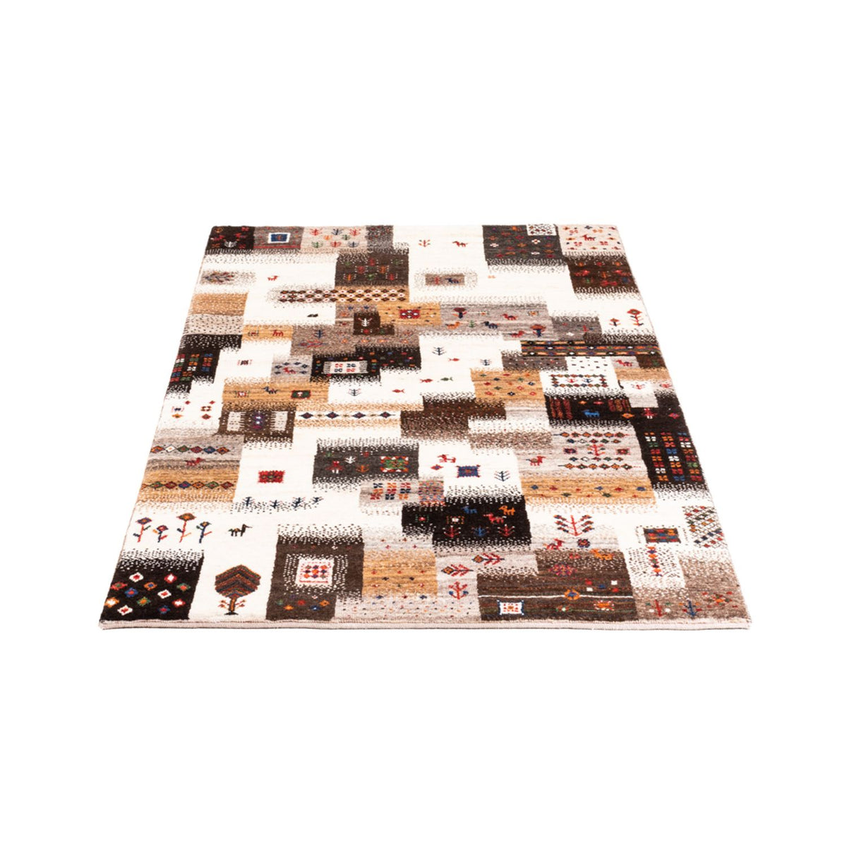 Tapis Gabbeh - Loribaft Persan - Royal - 147 x 85 cm - gris