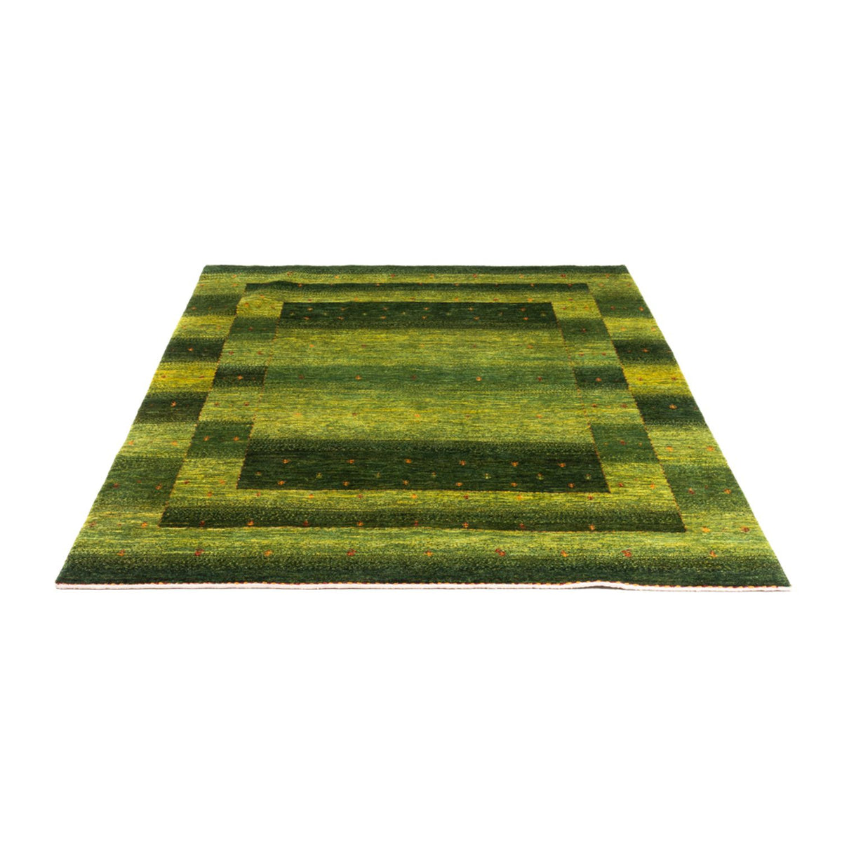 Tapis Gabbeh - Loribaft Persan - 202 x 151 cm - vert