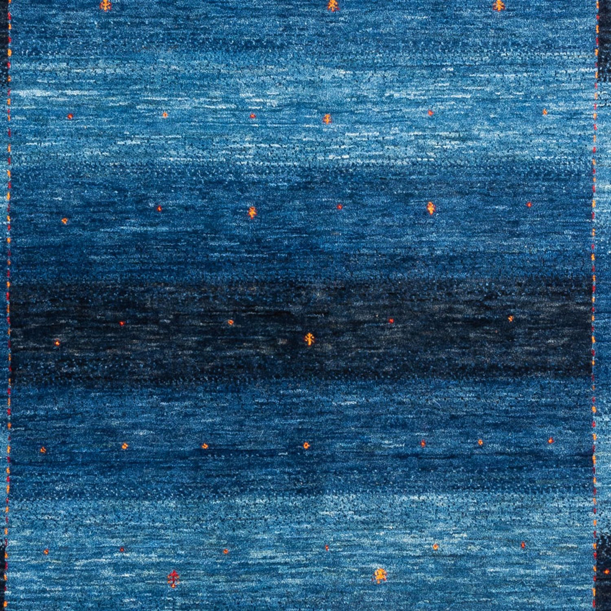 Tapis Gabbeh - Loribaft Persan - 215 x 152 cm - bleu