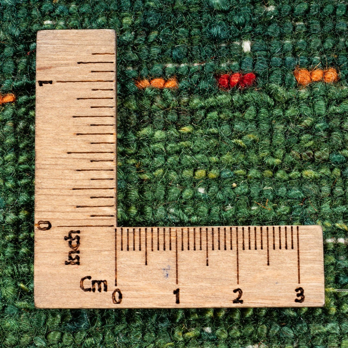 Tapis Gabbeh - Loribaft Persan - 200 x 160 cm - vert