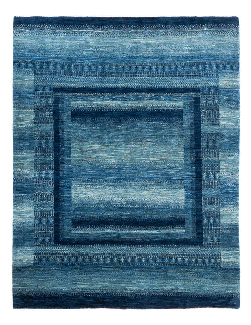 Tapis Gabbeh - Loribaft Persan - Royal - 198 x 158 cm - bleu