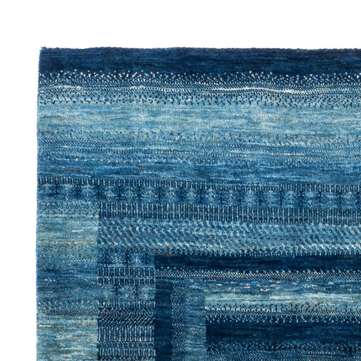 Tapis Gabbeh - Loribaft Persan - Royal - 198 x 158 cm - bleu