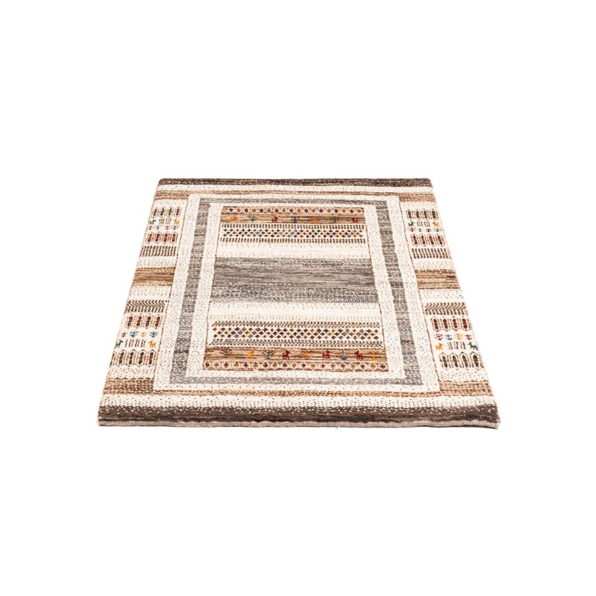 Tapis Gabbeh - Loribaft Persan - Royal - 117 x 76 cm - multicolore