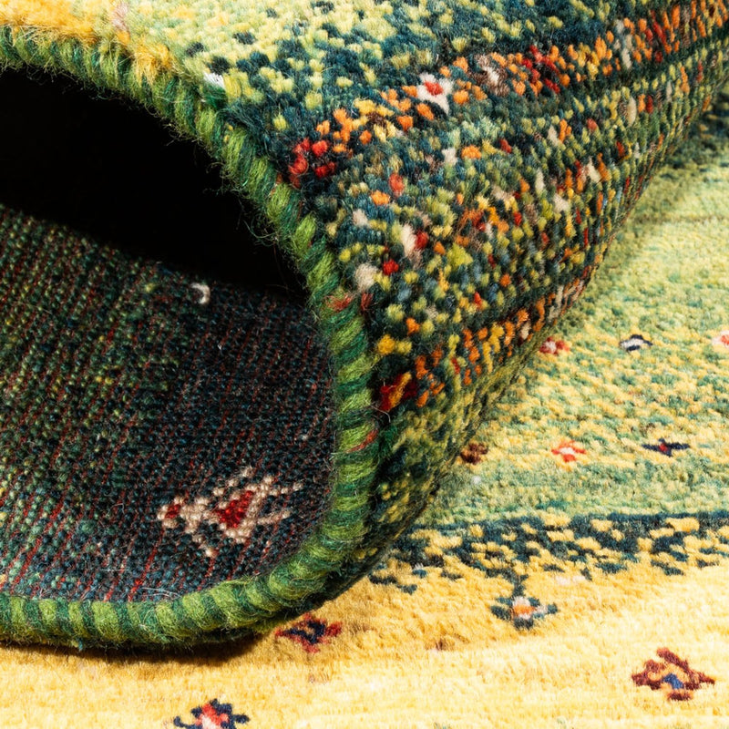 Tapis Gabbeh - Loribaft Persan - Royal - 131 x 86 cm - multicolore