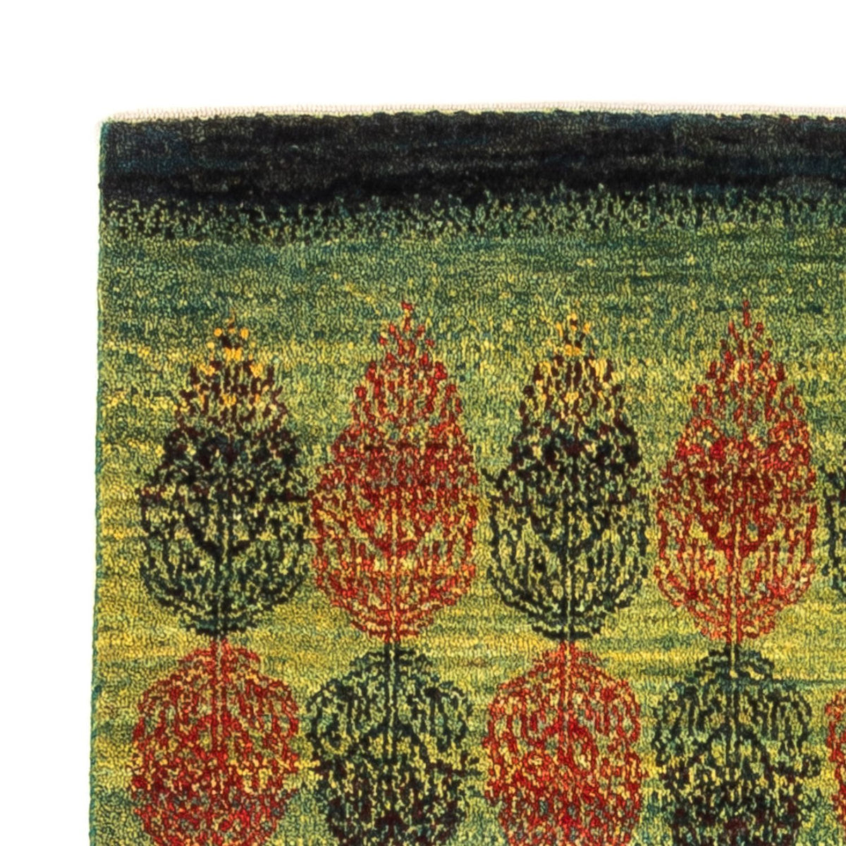 Tapis Gabbeh - Loribaft Persan - Royal - 138 x 87 cm - multicolore