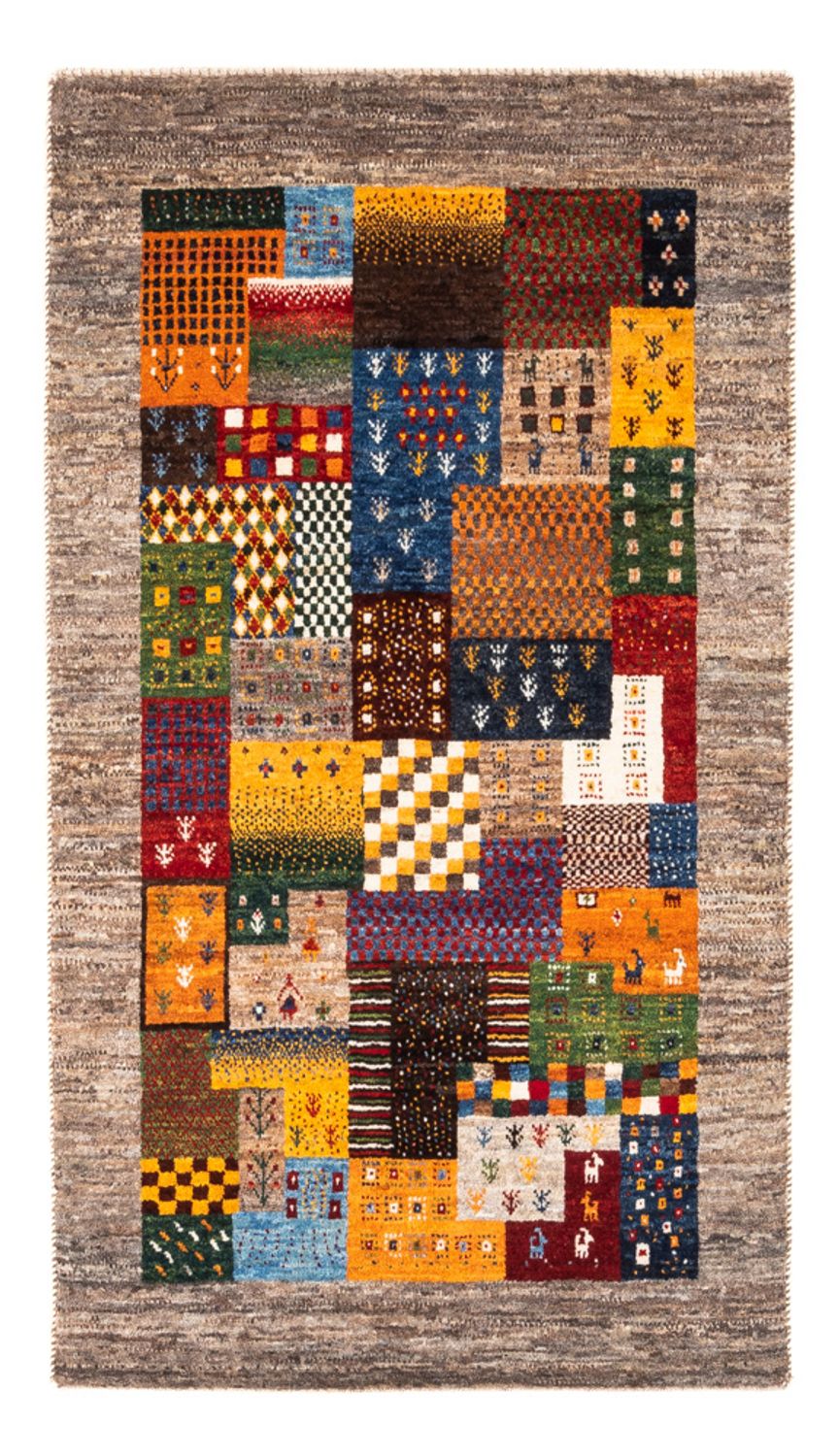 Tapis Gabbeh - Loribaft Persan - Royal - 138 x 84 cm - multicolore