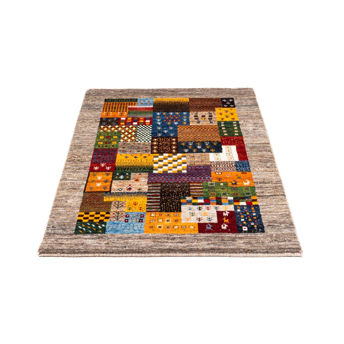 Tapis Gabbeh - Loribaft Persan - Royal - 138 x 84 cm - multicolore