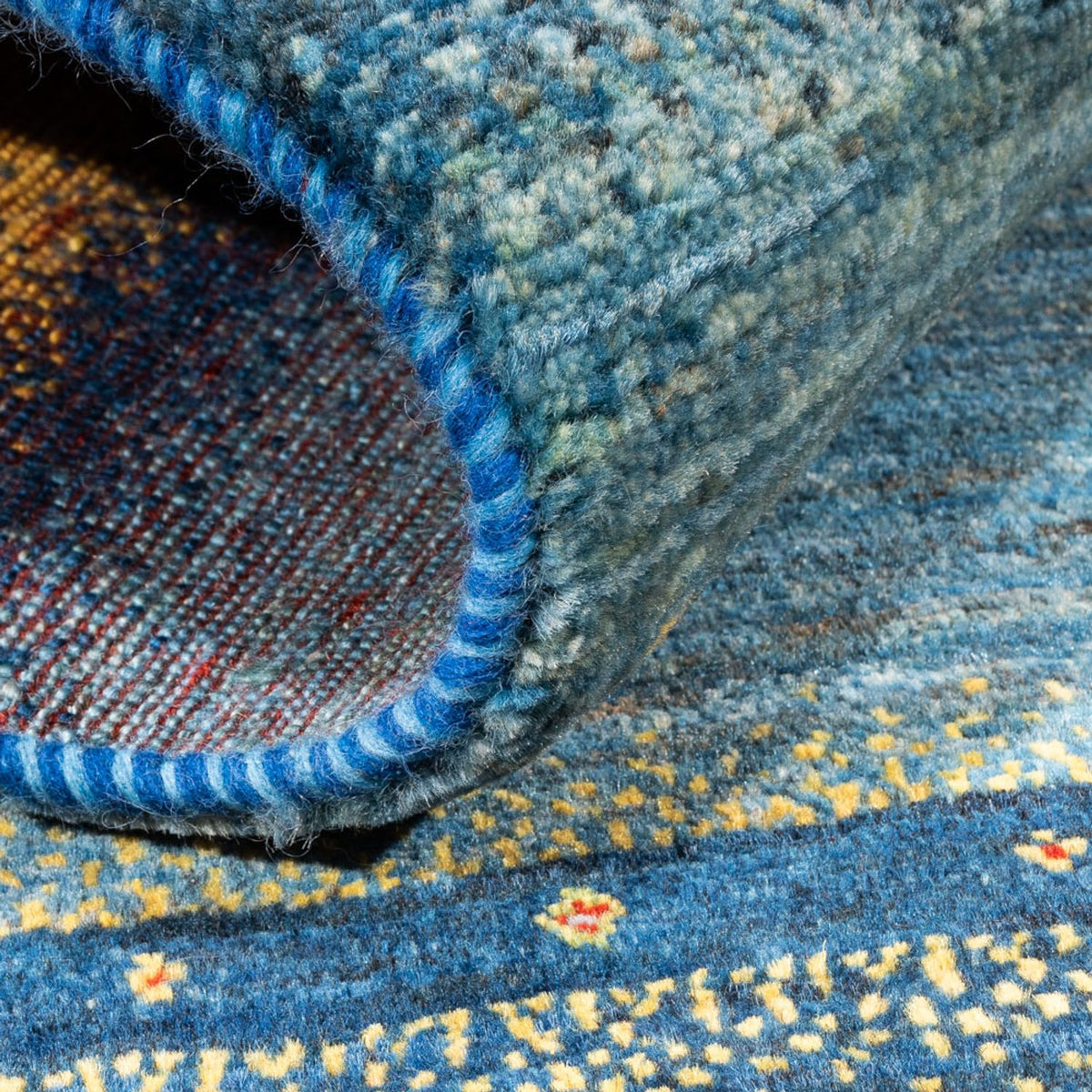 Tapis Gabbeh - Loribaft Persan - Royal - 141 x 87 cm - multicolore