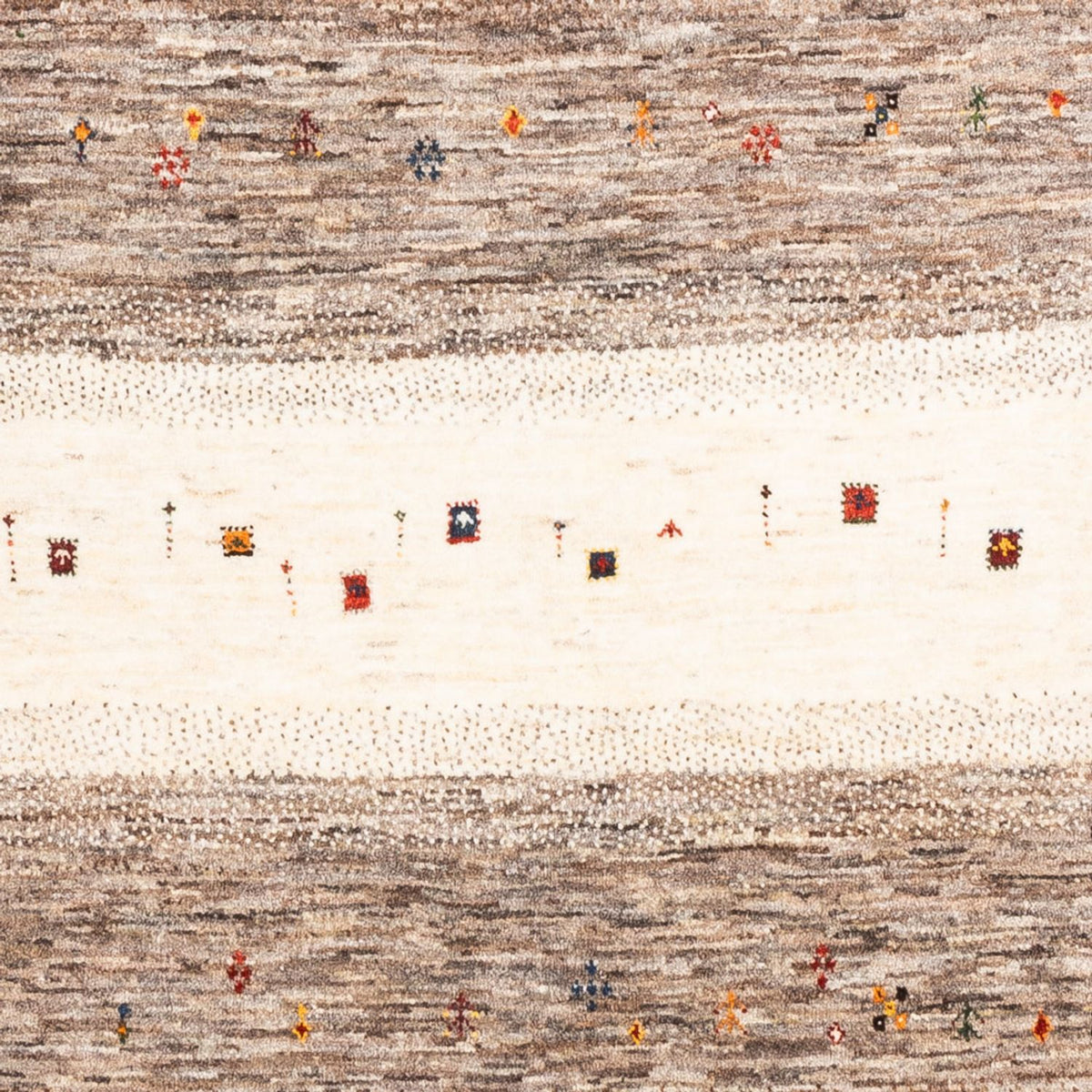 Tapis Gabbeh - Loribaft Persan - Royal - 214 x 156 cm - multicolore