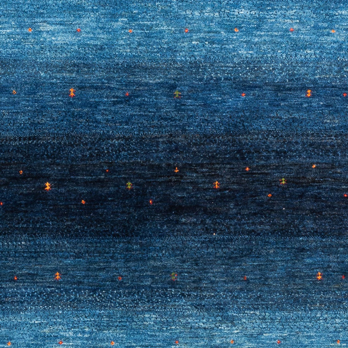 Tapis Gabbeh - Loribaft Persan - 204 x 153 cm - bleu
