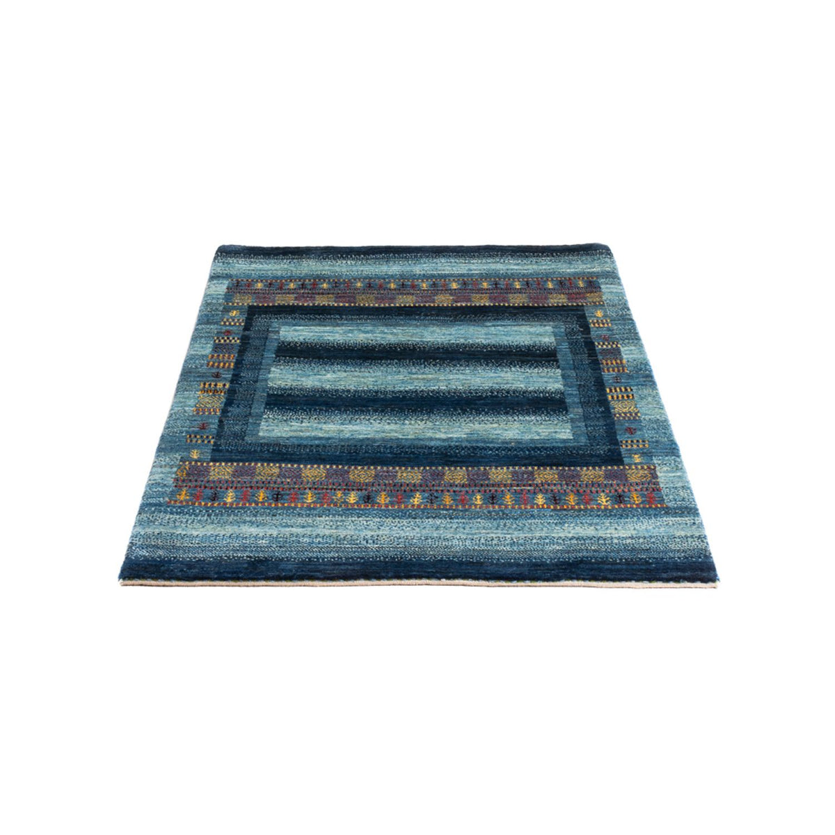 Tapis Gabbeh - Loribaft Persan - Royal - 132 x 90 cm - multicolore