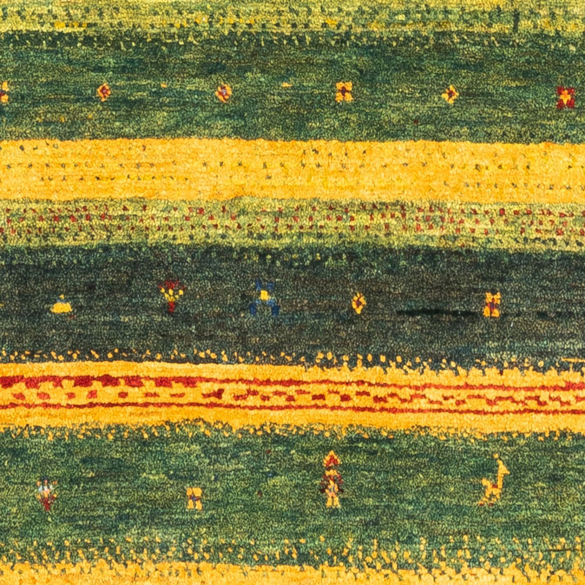 Tapis Gabbeh - Loribaft Persan - Royal - 135 x 81 cm - multicolore