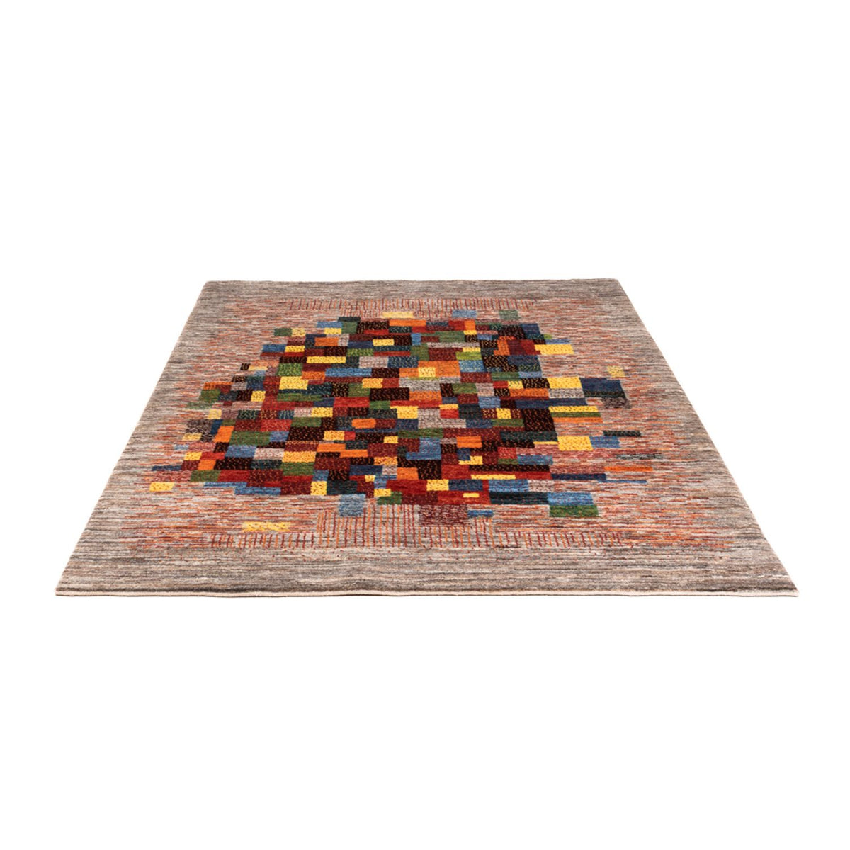 Tapis Gabbeh - Loribaft Persan - Royal - 203 x 153 cm - multicolore