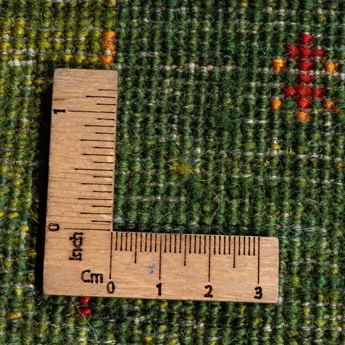 Tapis Gabbeh - Loribaft Persan - 207 x 154 cm - vert