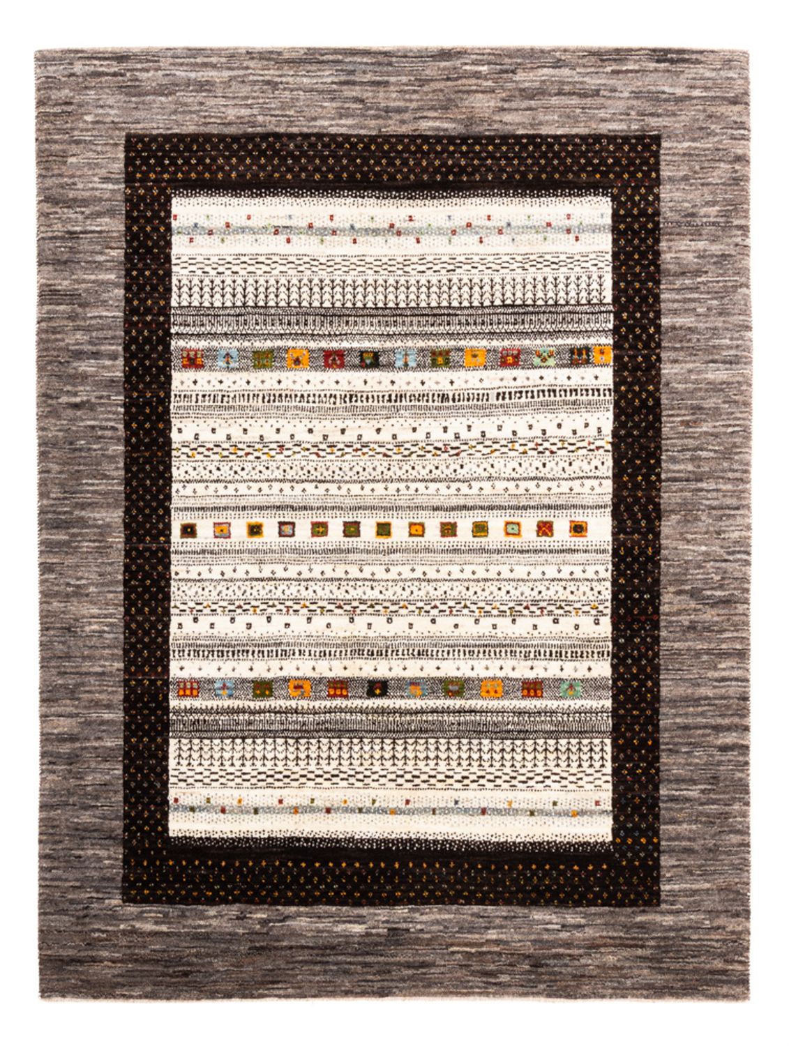 Tapis Gabbeh - Loribaft Persan - Royal - 208 x 152 cm - naturel