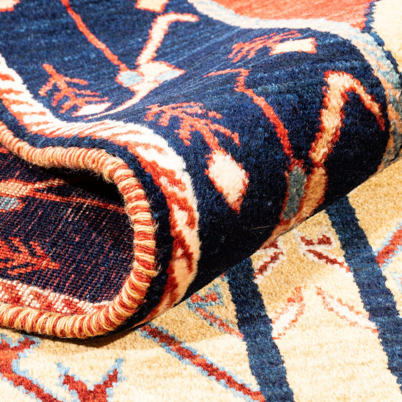 Tapis Gabbeh - Persan - 170 x 110 cm - or