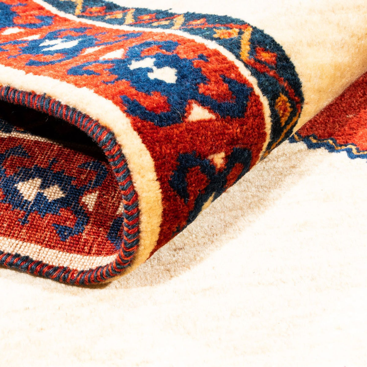 Tapis Gabbeh - Persan - 210 x 140 cm - beige