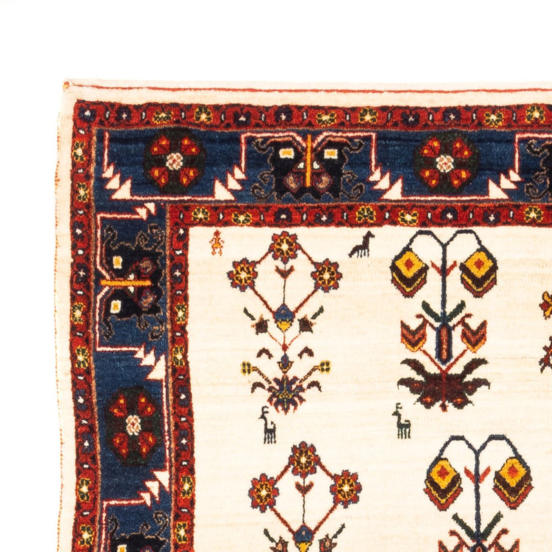 Tapis Gabbeh - Persan - 170 x 114 cm - crème