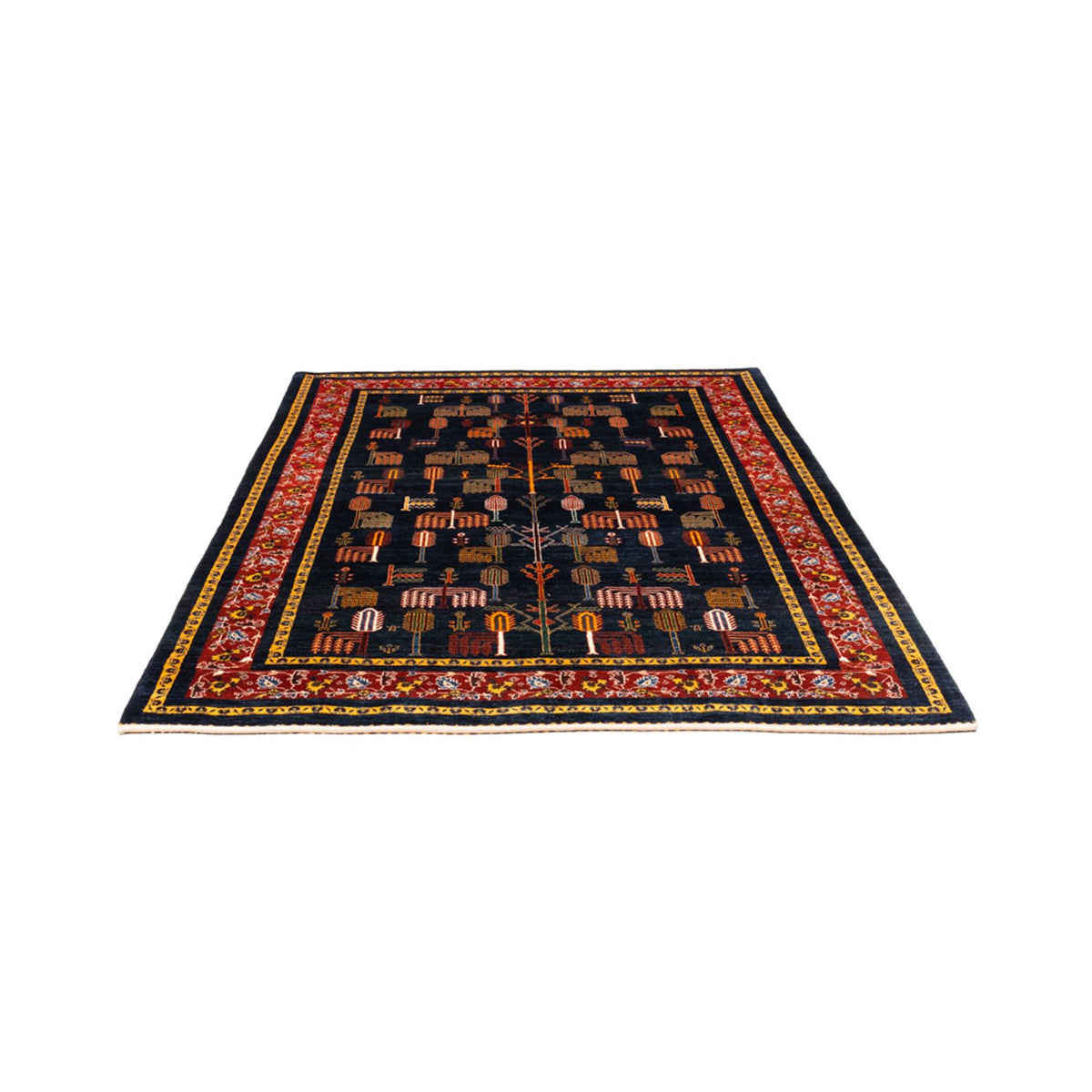 Tapis Gabbeh - Persan - 240 x 170 cm - bleu foncé