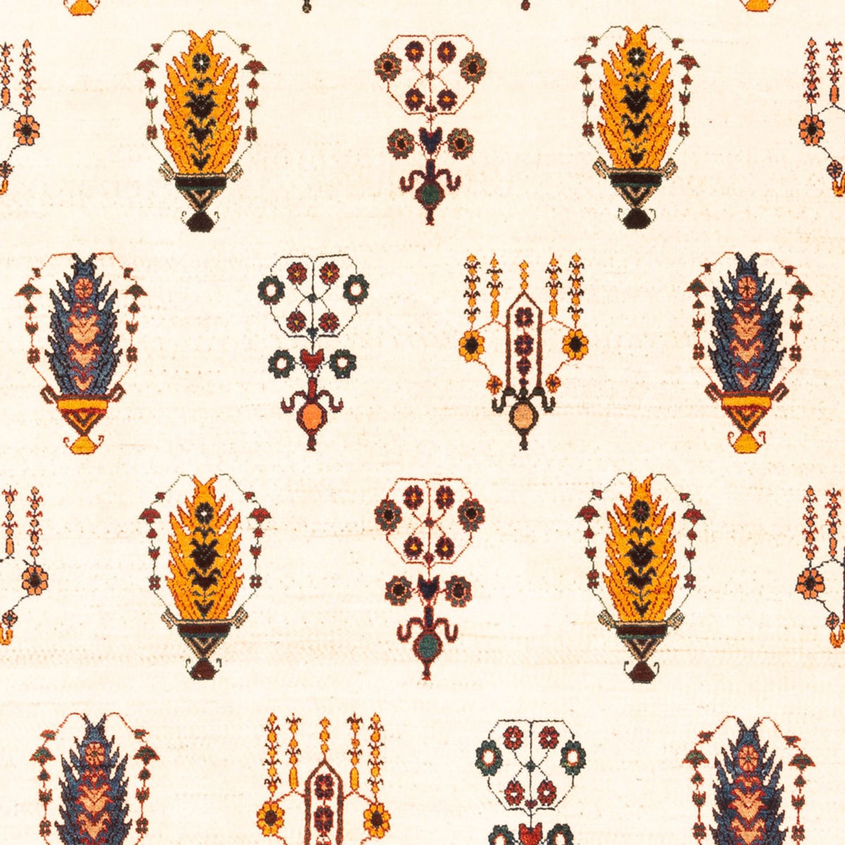 Tapis Gabbeh - Persan - 215 x 152 cm - crème