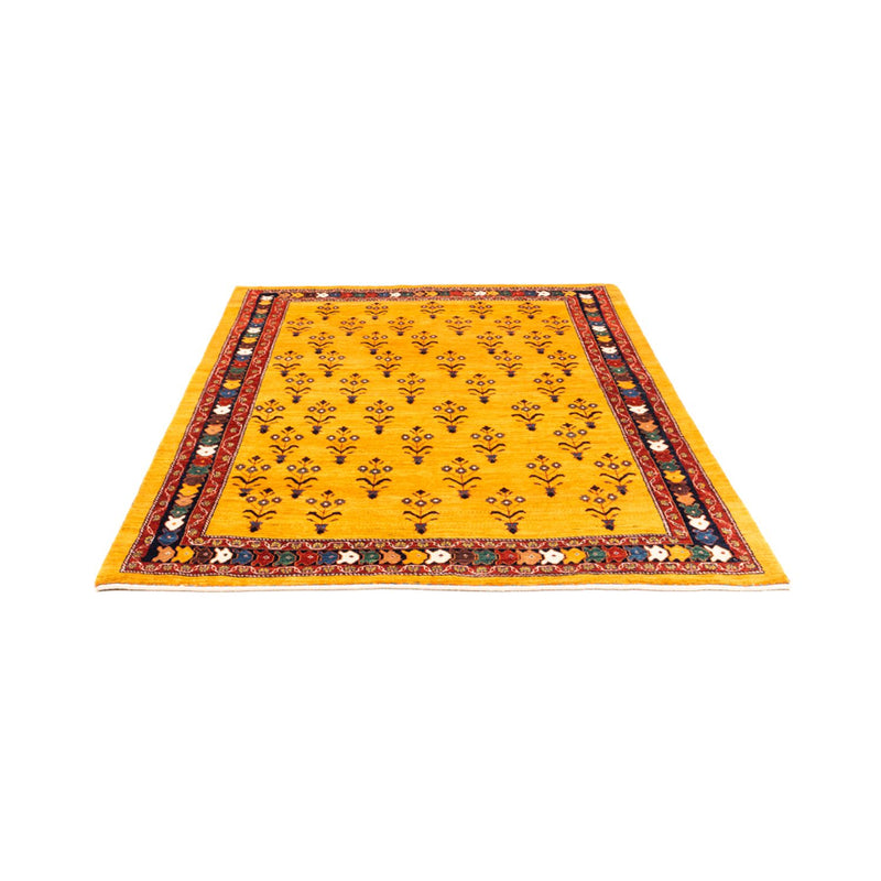 Tapis Gabbeh - Persan - 198 x 149 cm - or